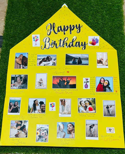 Big Handmade Birthday Card