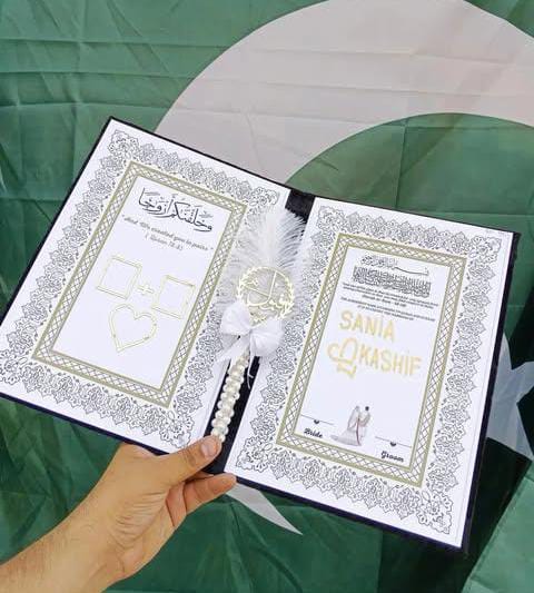 Luxury Nikkah Certificate Booklet