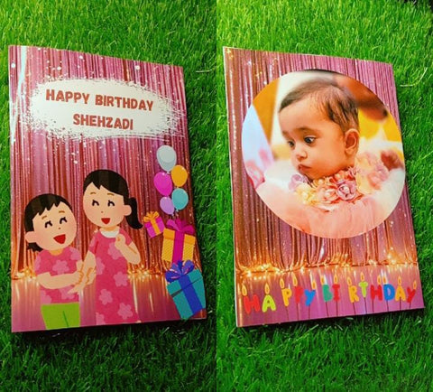 Customize greetings card