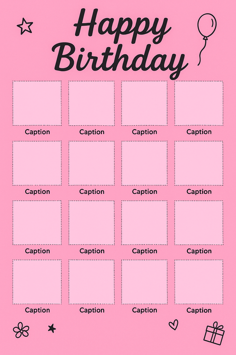 Big Handmade Birthday Card